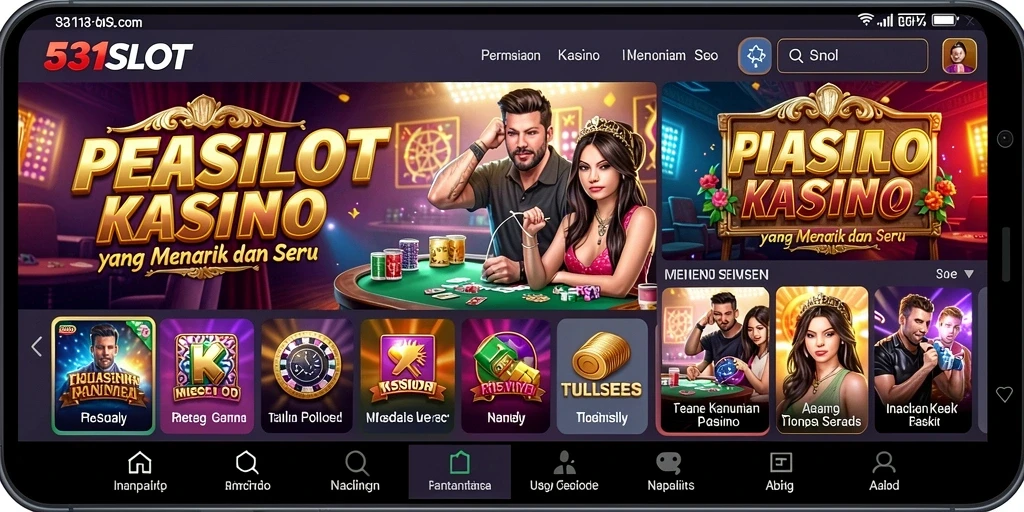 Screenshot dari permainan Kasino 531SLOT dengan gameplay yang menegangkan.