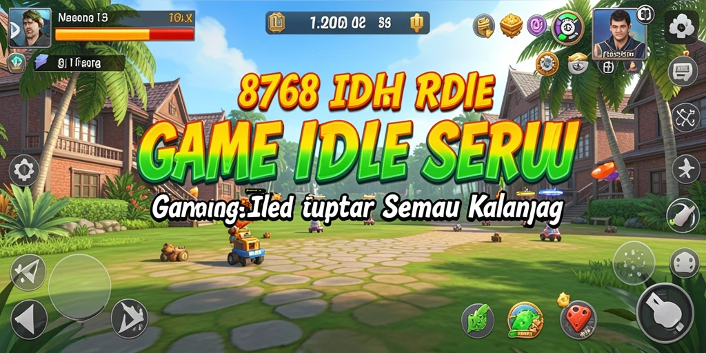 Tampilan gameplay 8768 yang menampilkan keseruan bermain Idle.