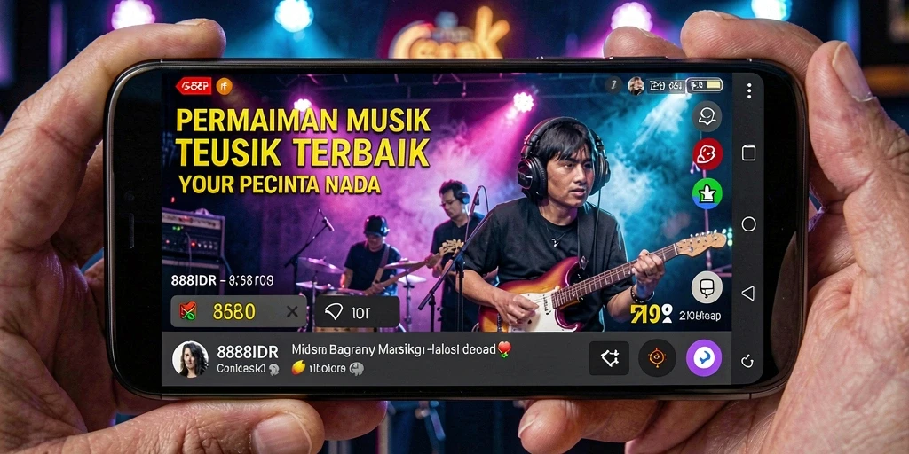 Tampilan menarik dari gameplay dan interaksi musik yang seru.