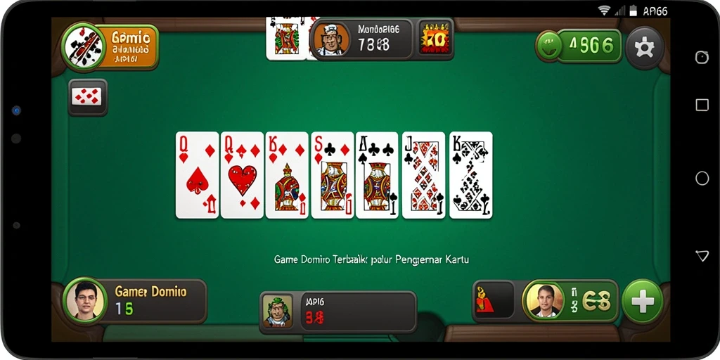 Tampilan menarik dari gameplay Domino API66 yang seru dan penuh strategi.