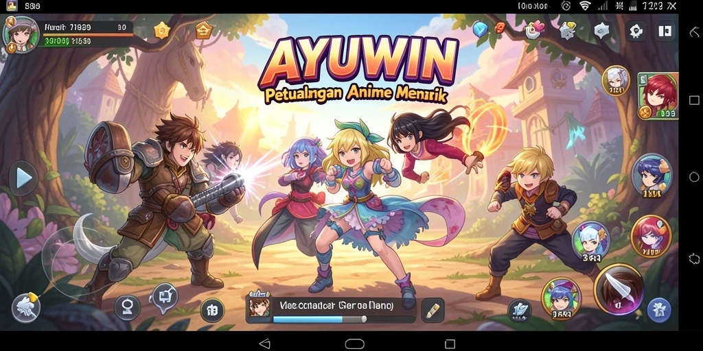Tampilan Gameplay AYUWIN yang Seru dan Penuh Aksi.