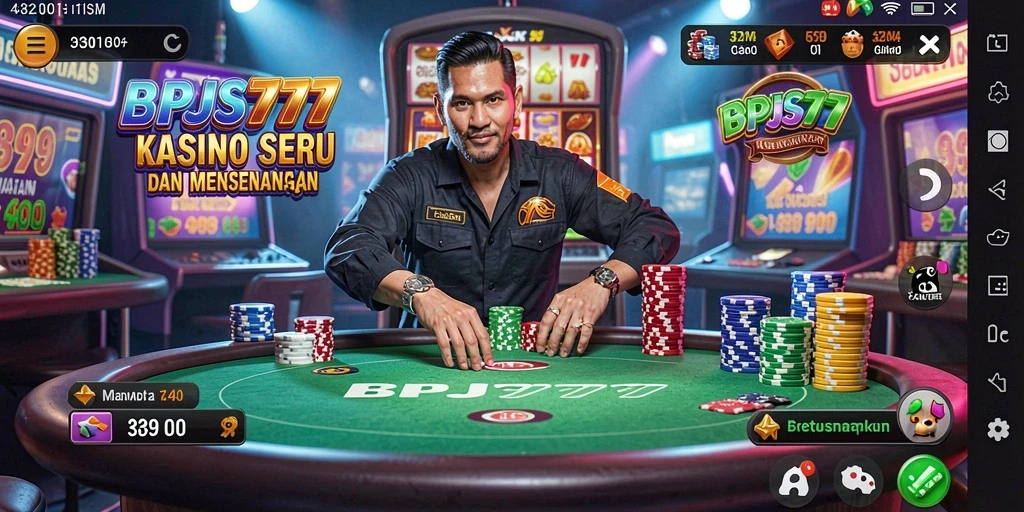 Screenshot menunjukkan gameplay seru dari permainan kasino BPJS777.