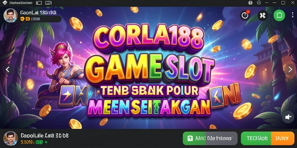 Tampilan gameplay menarik di CORLA188, penuh warna dan efek visual.