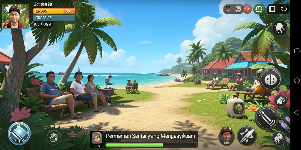 Screenshot gameplay CRS99 yang menampilkan keseruan permainan Casual.