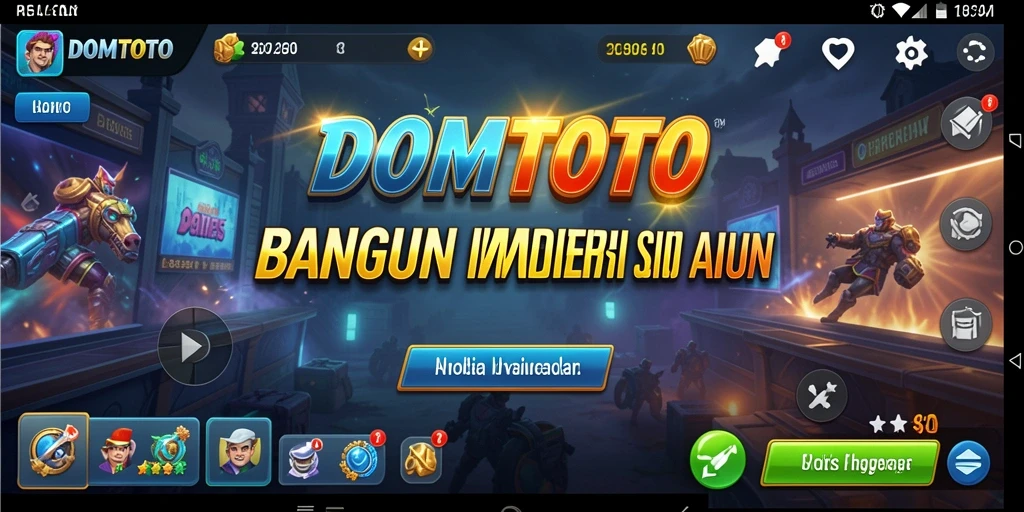 Tampilan screenshot permainan DOMTOTO yang menunjukkan aksi Tycoon.