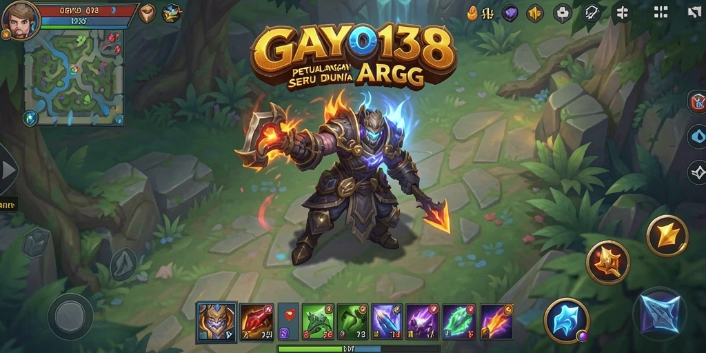 Screenshot menunjukkan aksi seru dalam permainan ARPG GAYO138.