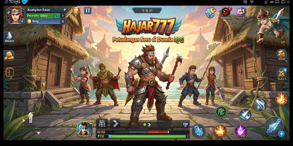 Tampilan gameplay seru di dunia RPG yang menantang.