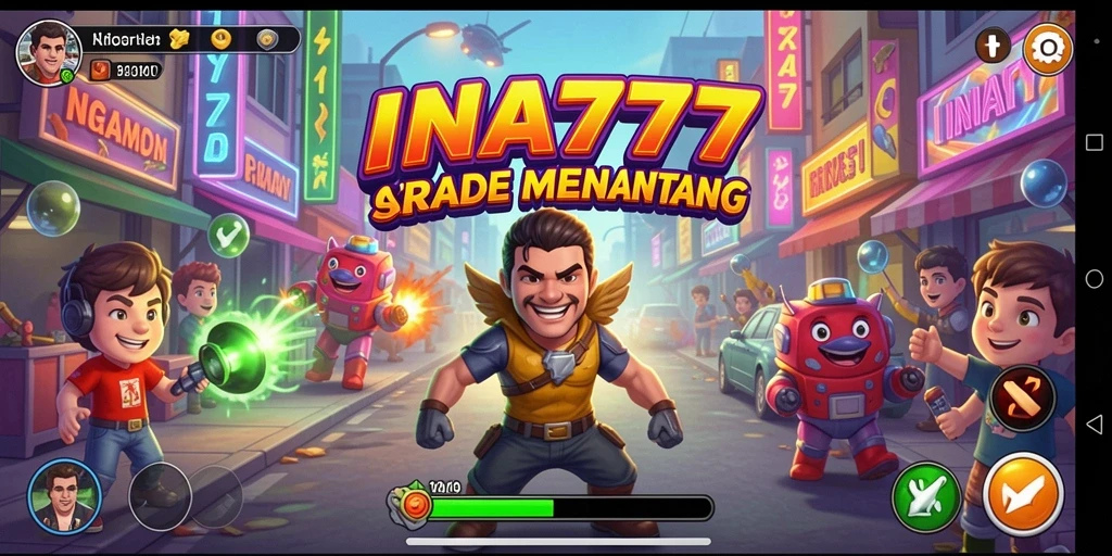 Tampilan gameplay yang seru dan menantang dari INA777.