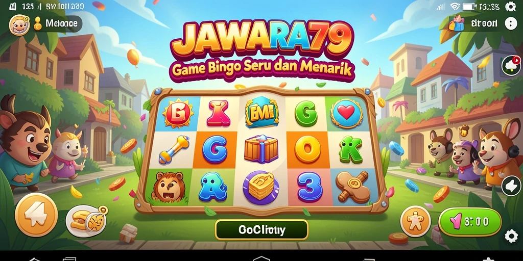 Tampilan gameplay seru dan berwarna dari JAWARA79.