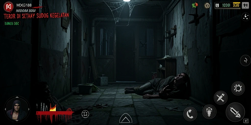 Gameplay menegangkan di MDG188 dengan atmosfer horor yang mencekam.