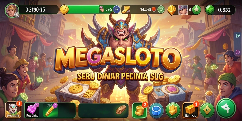 Tangkapan layar gameplay menampilkan aksi seru di MEGASLOTO.
