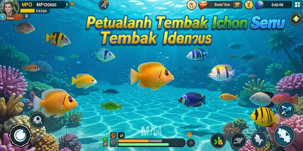 Screenshot gameplay MPO666 dengan aksi menembak ikan yang seru.