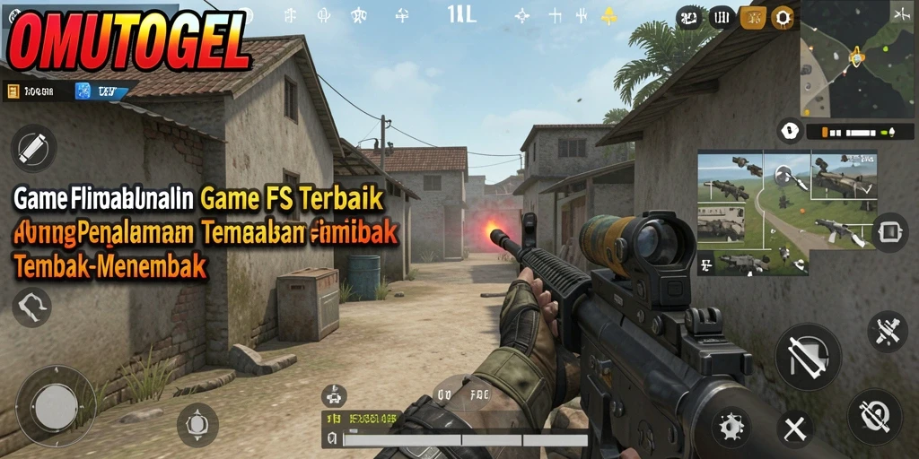 Tampilan gameplay OMUTOGEL yang menegangkan dan mendebarkan.