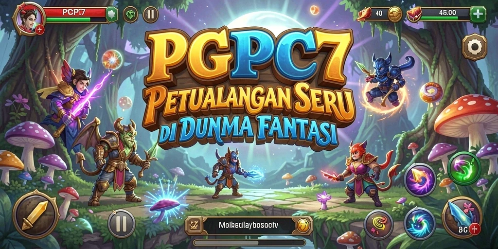 Tangkapan layar utama dari gameplay petualangan seru PCPC7.