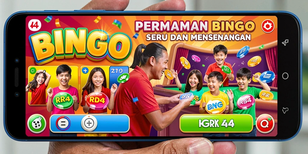Tampilan gameplay Bingo yang seru di RR44.