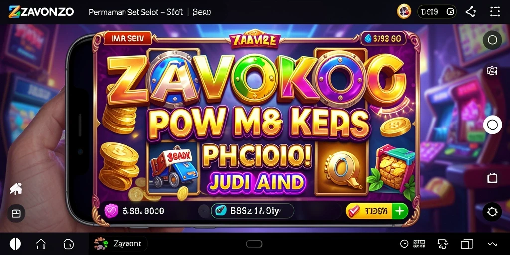 Screenshot gameplay <strong>ZAVONZO</strong> yang menunjukkan gulungan slot yang menakjubkan.